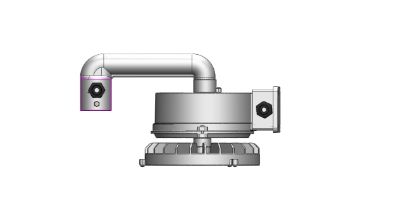 Imagem de LUMINARIA LED EX 5.700K IP67 SUPORTE POSTE 90º ZONAS 2 - 21 E 22